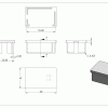Eindkap, voor koker 60 x 40 x 2,0mm, RVS 316 - Afbeelding 6