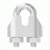 Kabelklem voor Kabel 2mm, met draad M4, RVS 316 - Afbeelding 3