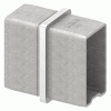 Verbinder, lijmfitting, voor buis 50 x 30 x 2mm, RVS 316