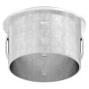 Eindkap, voor buis 48,3 x 2,0 - 2,6mm, half rond, klemverbinding, hol, RVS 304 - Afbeelding 3