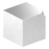 Dobbelsteen, 80 x 80mm, schroefdraad M8, RVS 304 - Afbeelding 2