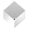 Dobbelsteen, 80 x 80mm, schroefdraad M8, RVS 304 - Afbeelding 4