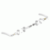 Deurkruk-set, incl. 8mm stift, voor deurdikte 30-60mm, RVS 304, schroefafstand 67 mm - Afbeelding 5