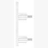 Wandanker voor staander, flens 165 x 60 x 10mm, met 2x 10,5mm boring, met 2 afstandhulzen, wandafstand 40mm, voor buis 42,4mm, RVS 304 - Afbeelding 2