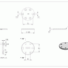 Ankerplaat, 100 x 8mm, met 2x 11 x 18mm sleufgat en 4x 8,5mm boring, geschikt voor Buisklem / spanring, RVS 304 - Afbeelding 5