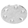 Ankerplaat, 100 x 8mm, met 2x 11 x 18mm sleufgat en 4x 8,5mm boring, geschikt voor Buisklem / spanring, RVS 304 - Afbeelding 3