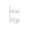 Wandanker voor staander, flens 165 x 60 x 10mm, met 2x 10,5mm boring, met 2 afstandhulzen en kogelringen, wandafstand 40mm, voor buis 48,3mm, RVS 304 - Afbeelding 8