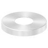 Afdekkap, 105 x 15mm, met boring 43mm, Wanddikte: 1mm, geslepen, RVS 316