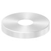 Afdekkap, 105 x 15mm, met boring 34mm, Wanddikte: 1mm, geslepen, RVS 304