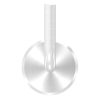 Leuningdrager, lasmodel, Schijf 70 x 5mm afgerond, stift 14mm, wandafstand 84mm, achterzijde M8 schroefdraad, incl. stokschroef M8x80, RVS 304 - Afbeelding 5