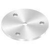 Schijf, Ø 70 x 4mm, 3x 6,5mm en 1x 10mm boring, gedraaid geslepen, RVS 304 - Afbeelding 3