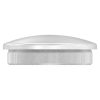 Eindkap, voor buis 48,3 x 2,5mm, half rond, klemverbinding, met kartelrand, RVS 304 - Afbeelding 2