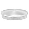 Eindkap, voor buis 60,3 x 2,0mm, half rond, klemverbinding, met kartelrand, RVS 304