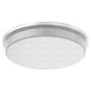 Eindkap, voor buis 60,3 x 2,0mm, half rond, klemverbinding, met kartelrand, RVS 304 - Afbeelding 3