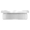 Eindkap, voor buis 33,7 x 2,5mm, met draad M8, vlak, klemverbinding, met kartelrand, RVS 304 - Afbeelding 2