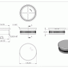 Eindkap, voor buis 42,4 x 1,8mm, vlak, klemverbinding, met kartelrand, hol, RVS 304 - Afbeelding 4
