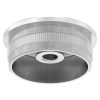 Eindkap, voor buis 42,4 x 2,0mm, met draad M8, vlak, klemverbinding, met kartelrand, hol, RVS 304 - Afbeelding 3