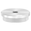 Eindkap, voor buis 48,3 x 2,5mm, met draad M10, vlak, klemverbinding, met kartelrand, RVS 304