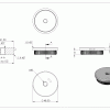Eindkap, voor buis 48,3 x 3,0mm, met draad M8, vlak, klemverbinding, met kartelrand, RVS 304 - Afbeelding 4