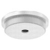 Eindkap, voor buis 48,3 x 3,0mm, met draad M8, vlak, klemverbinding, met kartelrand, RVS 304 - Afbeelding 3