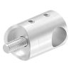 Dwarsstafhouder voor 42,4mm buis, met 12,2mm boring, incl. maden- en bevestigingsschroeven, RVS 304 - Afbeelding 4