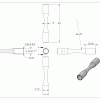 Rondstafverbinder flexibel t.b.v. buigen, voor 10mm staf, lengte: 80mm, Ø 12mm, RVS 304 - Afbeelding 4