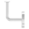 Leuningdrager met schaal voor buis 42,4mm (wisselbaar) incl. Afdekkap 70 x 12mm , Schijf 70x4mm, stift 12mm, wandafstand 75mm, 2 x 6,5 x 20mm slobgaten, Schijf en stift gelast, RVS 304 - Afbeelding 5