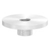Flens, Ø 42,4mm, Wanddikte: 4mm, met schroefdraad M10, vlak, lasmodel, RVS 304
