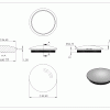 Eindkap, voor buis 42,4 x 3,0mm, half rond, klemverbinding, met kartelrand, dunne uitvoering, RVS 304 - Afbeelding 4