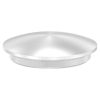 Eindkap, voor buis 42,4 x 3,0mm, half rond, klemverbinding, met kartelrand, dunne uitvoering, RVS 304