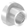 Inlasmoer RVS 304, geschikt voor Poortscharnier 120-M16-RVS, voor buis 48,3mm