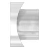 Inlasmoer RVS 304, geschikt voor Poortscharnier 120-M16-RVS, voor buis 48,3mm - Afbeelding 3