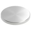 Schijf, Ø 80 x 8mm, gedraaid geslepen, RVS 304