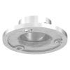 Wand- en vloerflens, flens 65 x 5mm, hoogte: 20mm, met 3x 5,5mm boring, verzonken voor M5, met 1 madeschroef, voor buis 26,9mm, RVS 304 - Afbeelding 3
