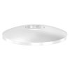 Schijf, bol, Ø 42mm, met boring 12,5mm, Wanddikte: 2mm, geslepen, RVS 304