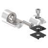 Plaatadapter, Ø 25mm, aansluiting: 60,3mm, voor het monteren van plaat 1,5 - 4mm, bevestigingsschroef: M6 x 25, RVS 304 - Afbeelding 4