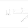 koker, 60 x 60 x 2,0mm, RVS 304, geslepen, lengte: 6000mm - Afbeelding 2