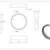 Ring voor buis 42,4mm, geslepen, RVS 316 - Afbeelding 5