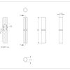 Aanlaspaumelle met vaste pen en RVS schijf, lengte: 80mm, buitendiameter: 12mm, Pen: 7mm, draagkracht per 2: 40kg, RVS 304 - Afbeelding 6