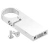 Buisklem / spanring voor buis 42,4mm, wandafstand: 100mm, gat afstand 35mm, RVS 304