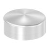 Eindkap, wordt over de buis geschoven, voor buis 42,4mm, geslepen, RVS 304
