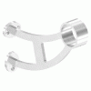 Voetsteun - Leuningdrager, voor buis 42,4mm, RVS 304