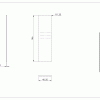 Eindkap voor aluminium profiel 80300-ALU voor zijmontage met Afdekkap, toe te passen tot max. 41°, links en rechts toe te passen, Aluminium RVS look, Wanddikte: 1,5mm, montage d.m.v. dubbelzijdig tape - Afbeelding 3