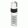 Plaatadapter + veer, voor 30x30mm CORNECT®-System, voor 3mm flensen (sleufbreedte 3,3mm) - Afbeelding 2